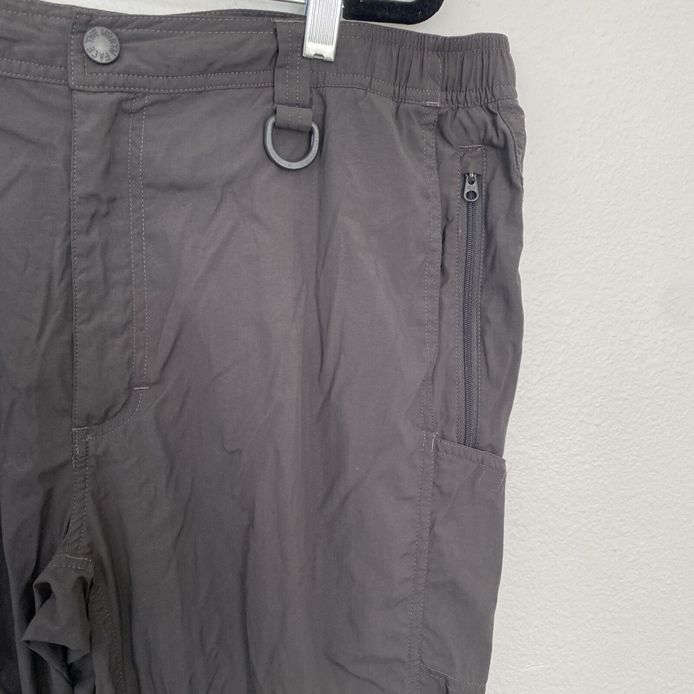 The North Face Pants Mens Extra Large TG Gray Convertible Nylon Outdoor Hiking - Picture 4 of 11